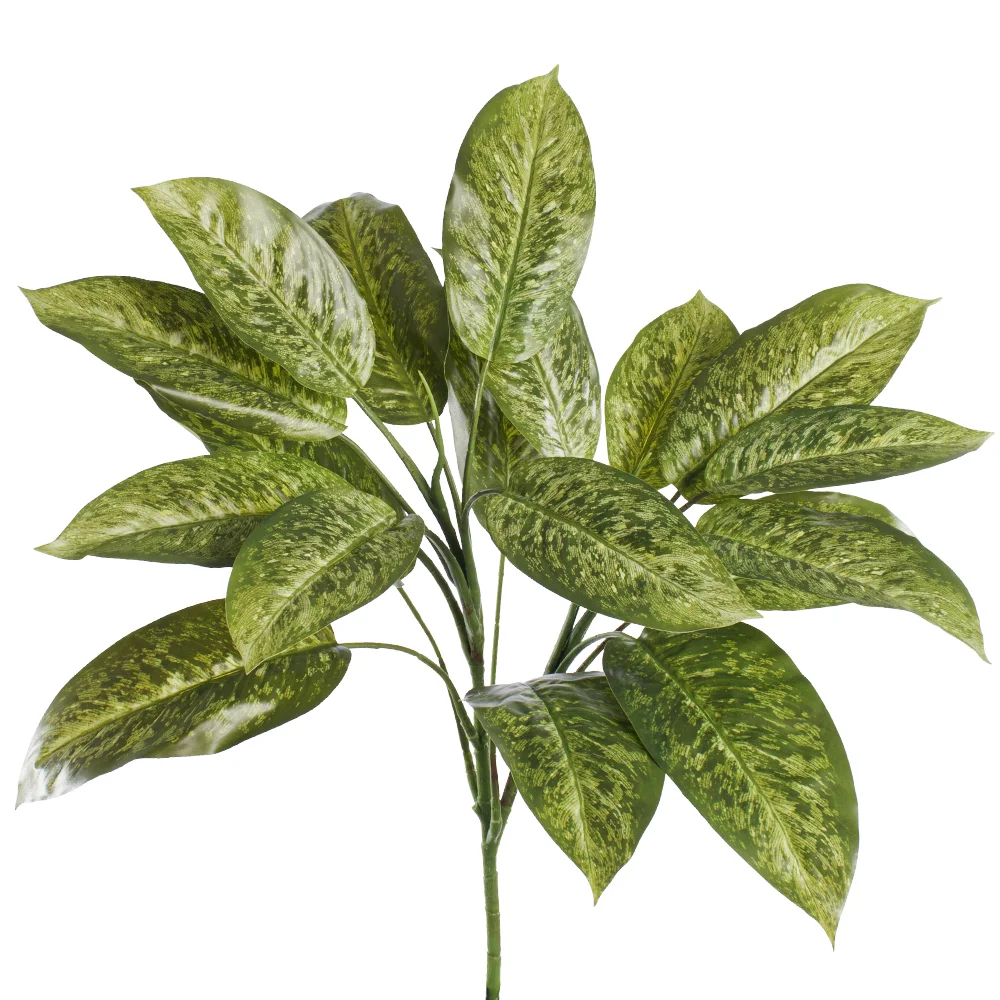 Artificial aglaonema leaf spray, 34'' - Dcors Vronneau