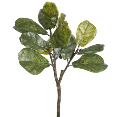 Feuillage de ficus lyrata artificiel, 25
