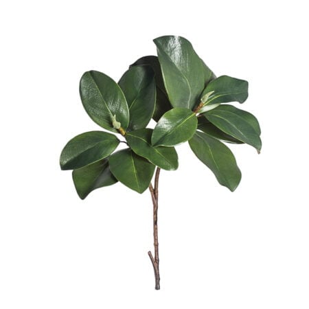 Artificial green magnolia foliage, 26''