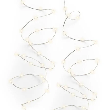 240 DELs sur fil argent, blanc chaud, int./ext., 39' - Décors Véronneau