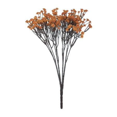 Artificial orange gypsophila bush, 15