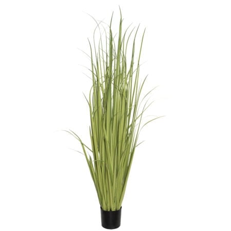 Herbe géante verte et jaune artificielle, 79