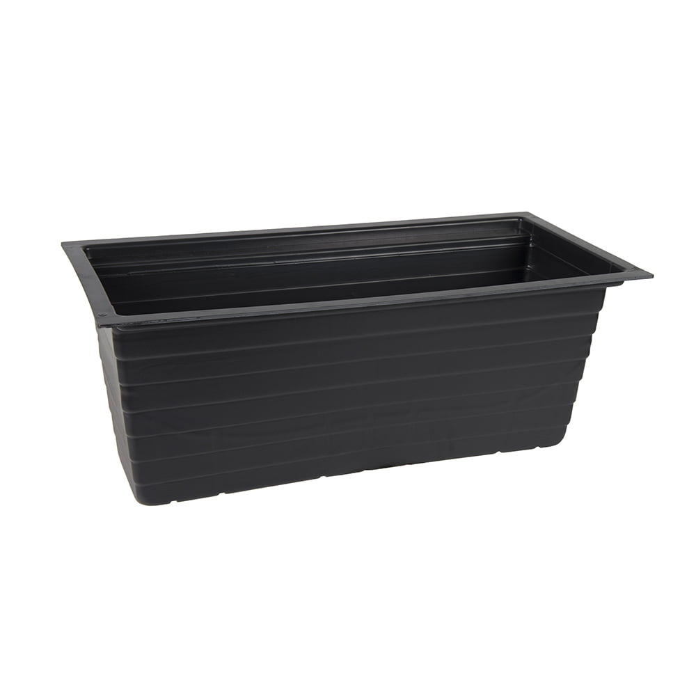 Insertion rectangle en plastique noir pour bac à fleurs – Image 3 - Décors Véronneau