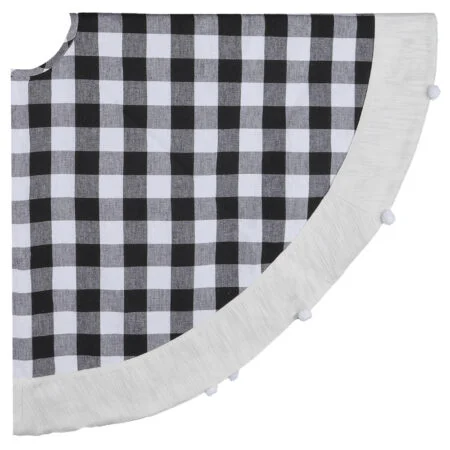 Jupe de sapin à carreaux noirs et blancs, 54