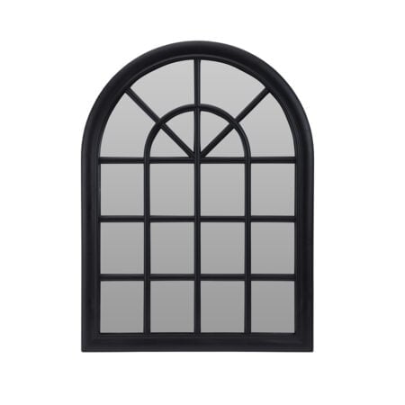 Miroir noir style fenêtre, 24 x 17,5