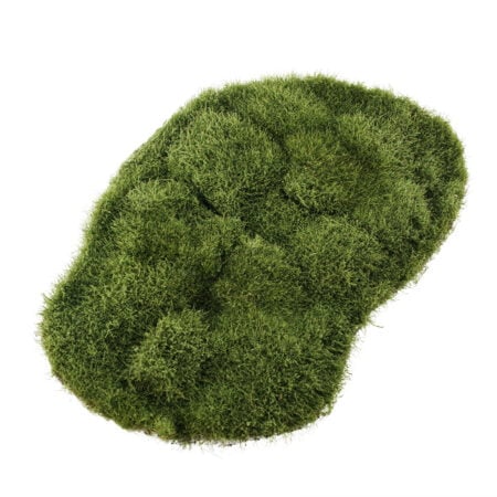 Mousse verte artificielle texturée, 13 x 9