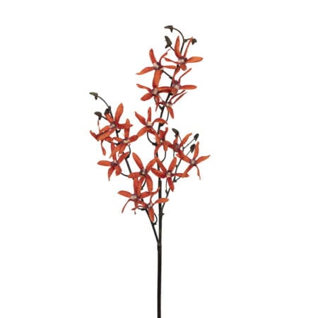 Artificial orange dendrodium orchid, 30