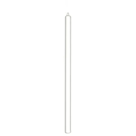 Modern glass icicle ornament, 12