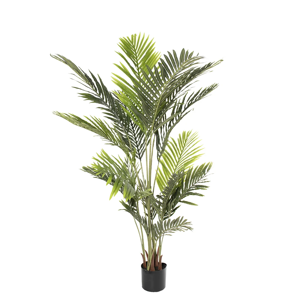 Artificial 47 Areca Palm Indoor & Outdoor in Black Pot