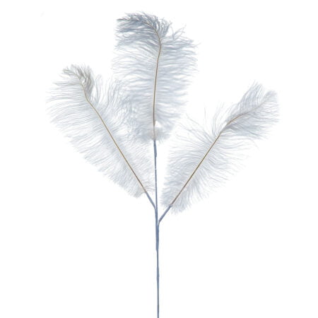 Pic de plumes d'autruche blanches, 29''
