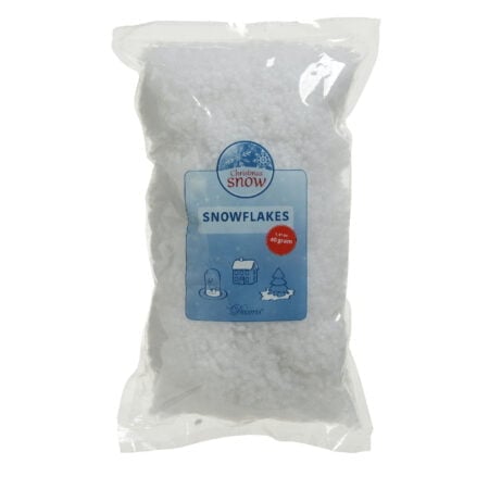 Sac de flocons de neige en polyester, 40g