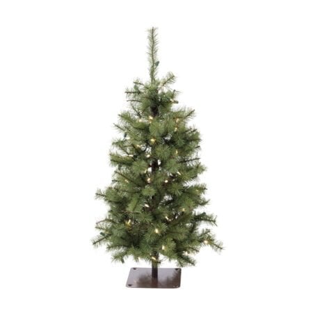 Artificial asheville pre-lit alpine tree, 100 LEDs, 36''