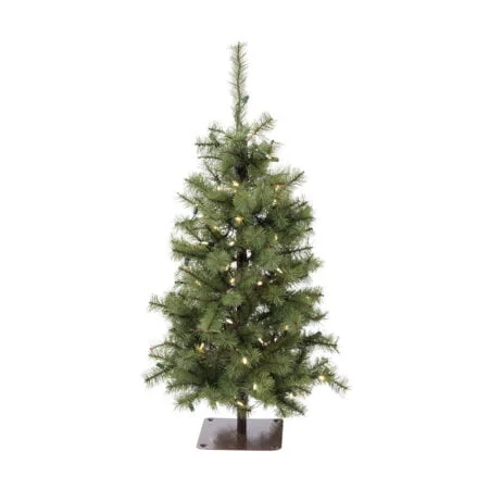 Sapin alpin asheville artificiel illuminé, 100 DELs, 36''