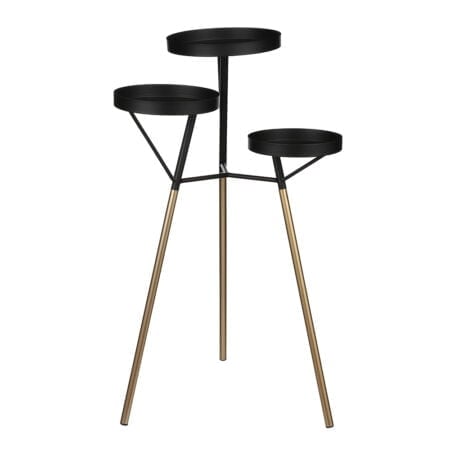 Design black side table, 29 x 17,5