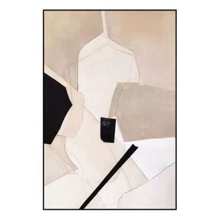 Tableau minimaliste beige, 32 x 47