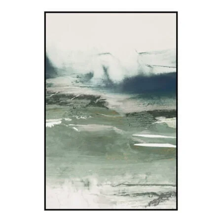 Tableau nuages en montagne, 26 x 36