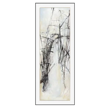 Tableau rectangulaire design noir, 32 x 79