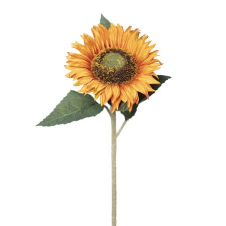 Artificial orange sunflower, 19