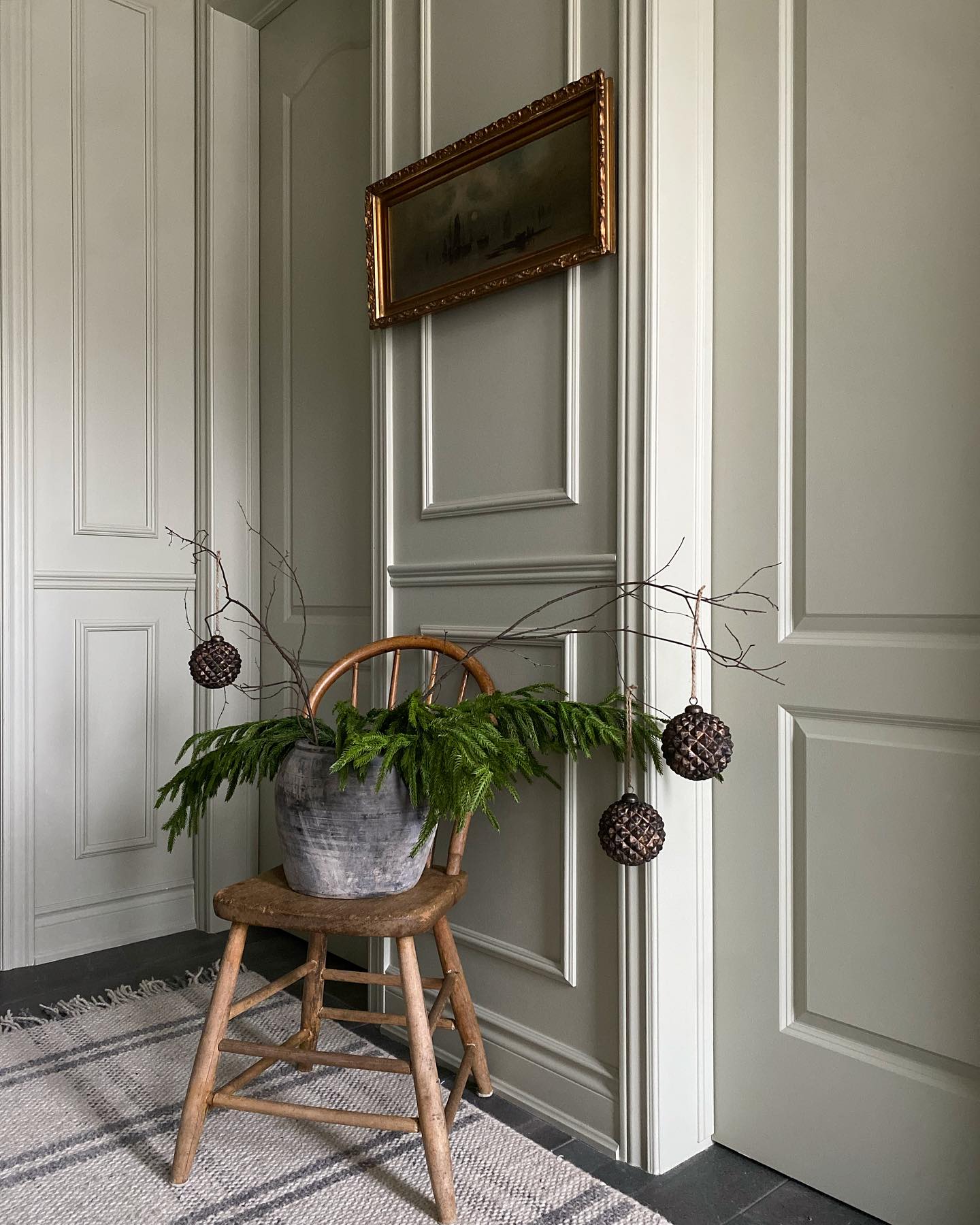 Ornement de Noël brun cuivre - Décors Véronneau