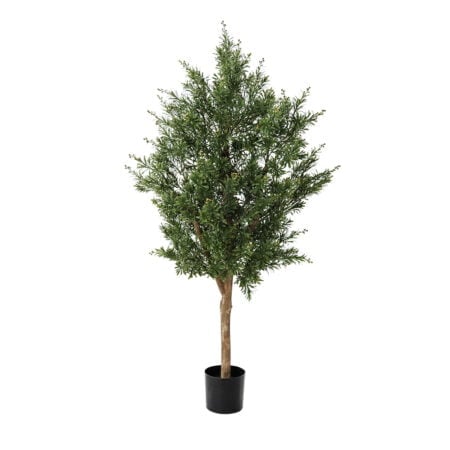 Arbre crossostephium artificiel en fleurs, 47''