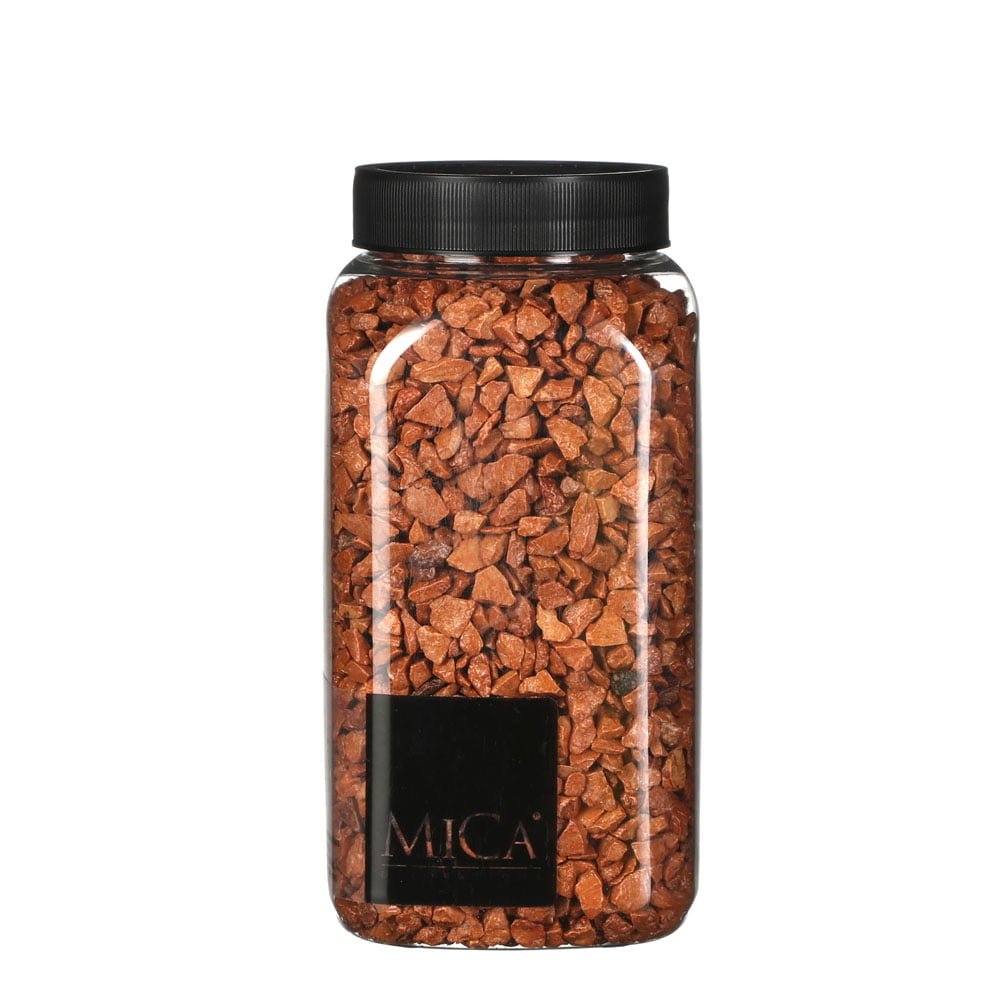 Petits galets décoratifs couleur terracotta, 650 ml - Décors Véronneau