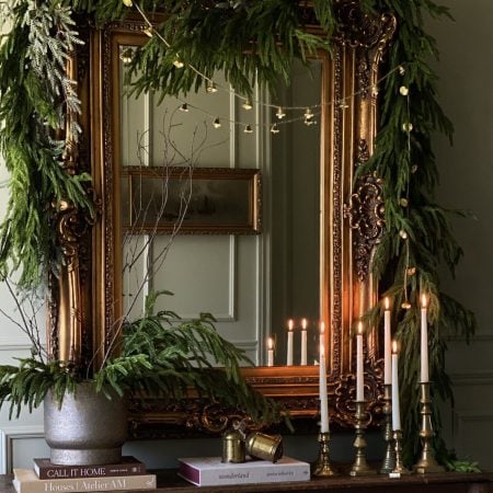 Guirlande de cyprès artificiel au toucher réel, 72'' - Décors Véronneau