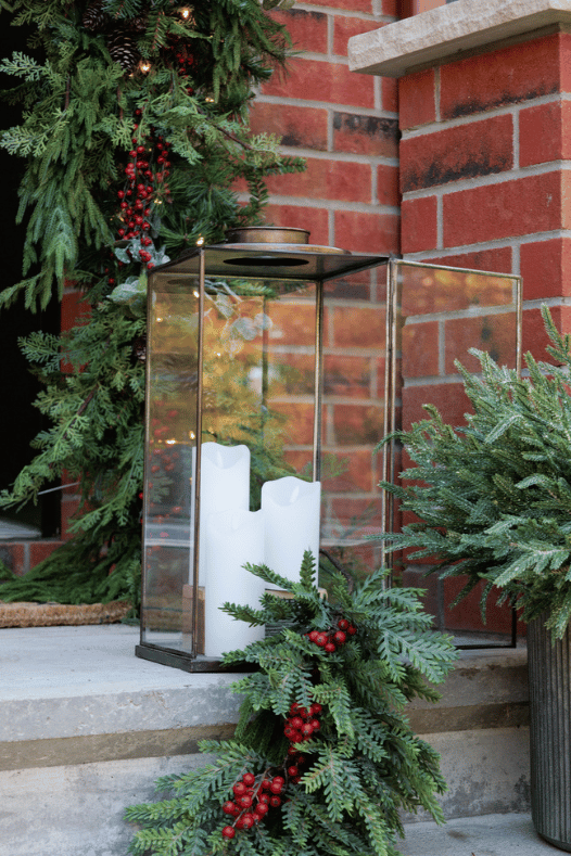 Lanterne de Noël extérieure - Décors Véronneau