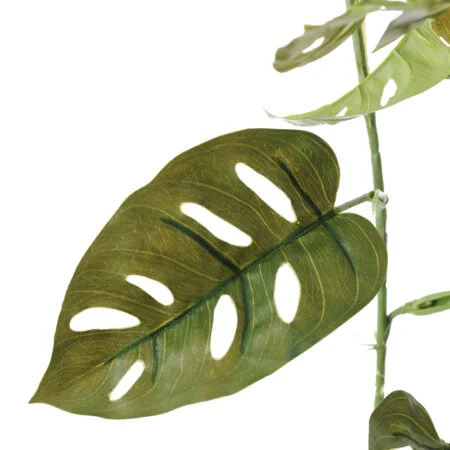 Real-touch artificial monstera andansonii garland, 72'' - Décors Véronneau
