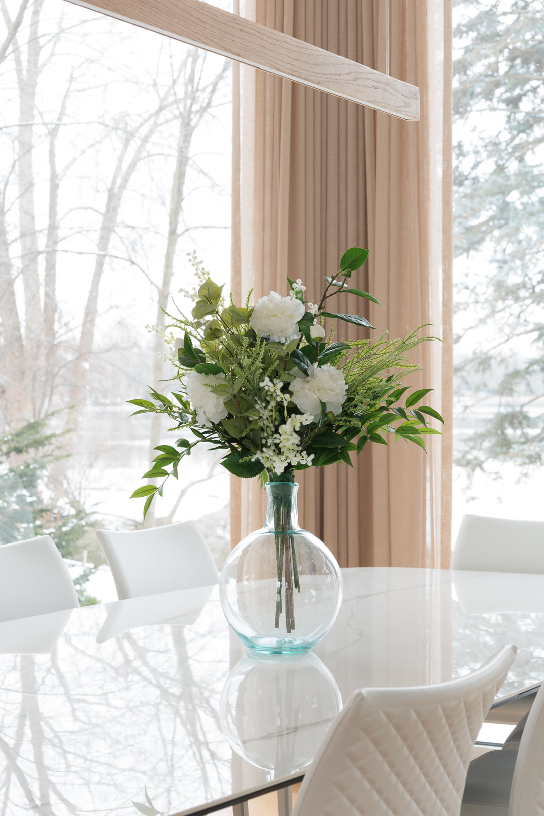 Bouquet de fleurs blanches - Décors Véronneau