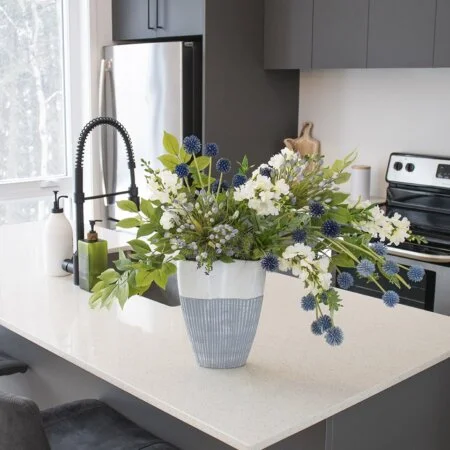 Artificial blue agapanthus, 28