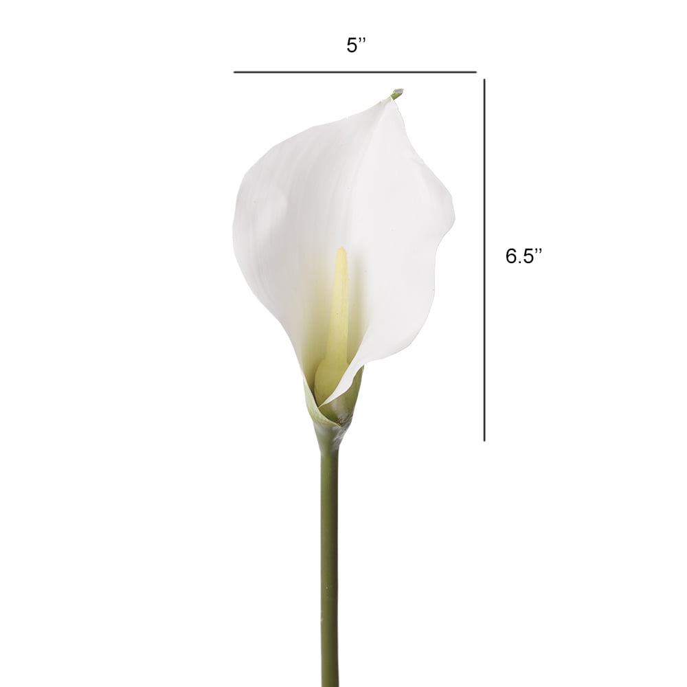 Fleur artificielle de lys calla blanc, 30'' – Image 3 - Décors Véronneau