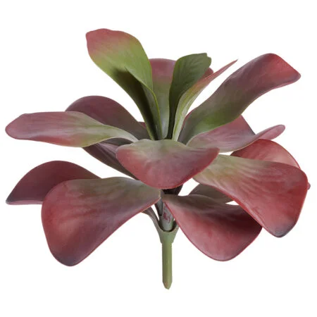 Pic de kalanchoe bourgogne artificiel, 11''