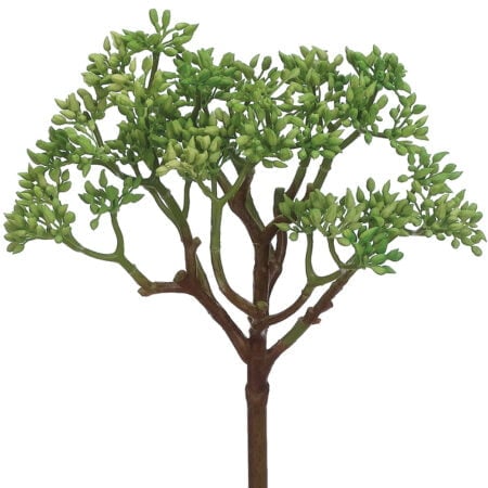 Artificial real-touch sedum pick, 9''