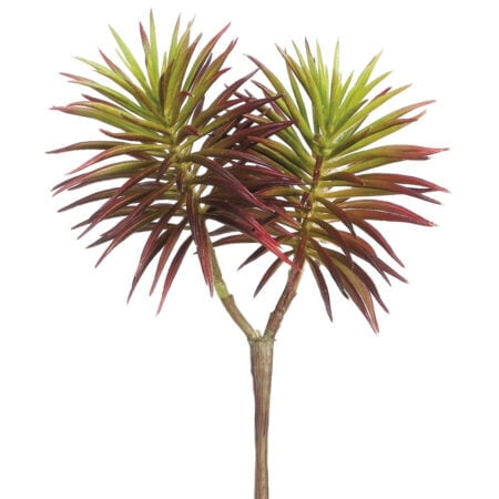 Artificial real-touch spiky senecio, 8''