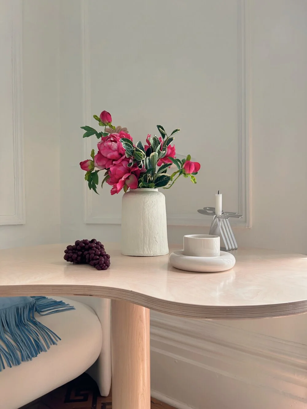 置物 pink bud Pink Glass Bud Vase Set of 22, Small Vases for Flowers, Clear