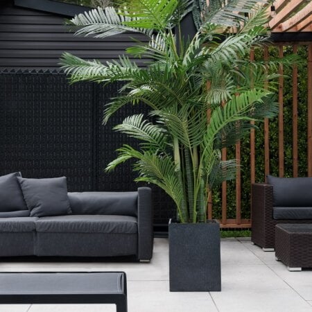 Palmier extérieur artificiel, areca, 90,5'' - Décors Véronneau