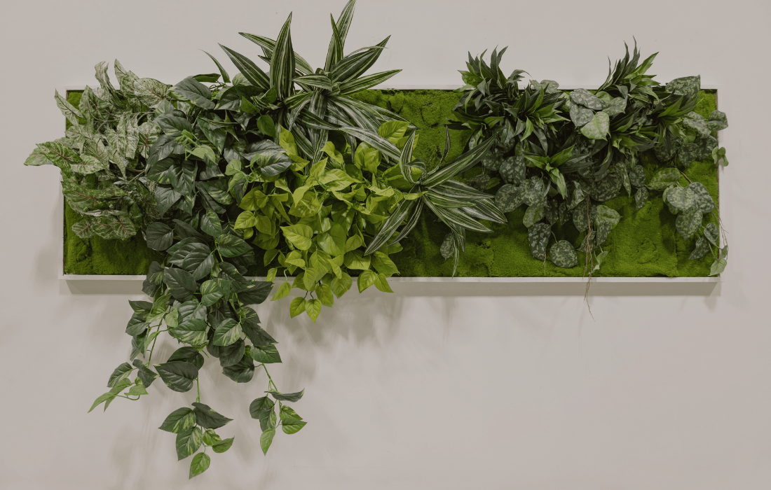 Mur végétal ignifuge artificiel - Décors Véronneau