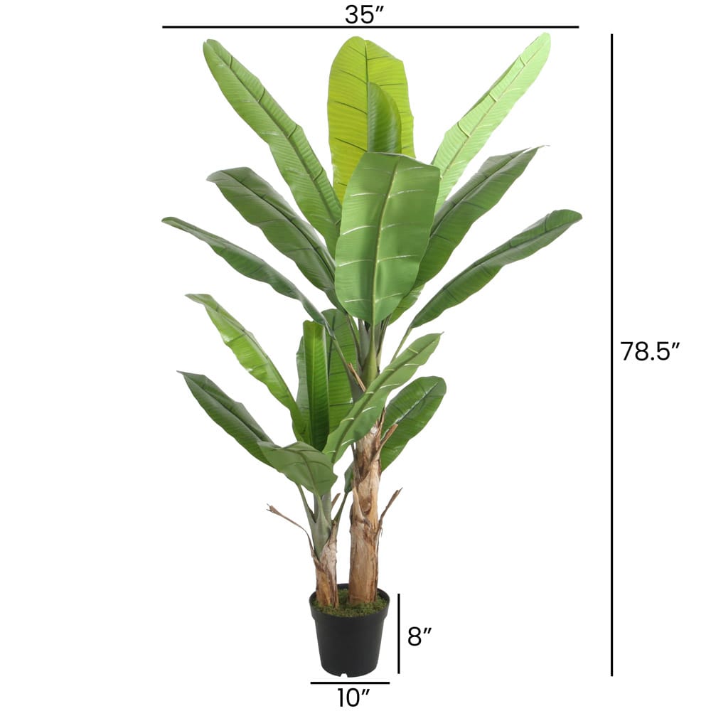 Plante artificielle extérieure, bananier, 78,5'' – Image 3 - Décors Véronneau