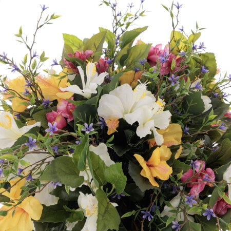 Arrangement floral extérieur estival artificiel, 25'' - Décors Véronneau