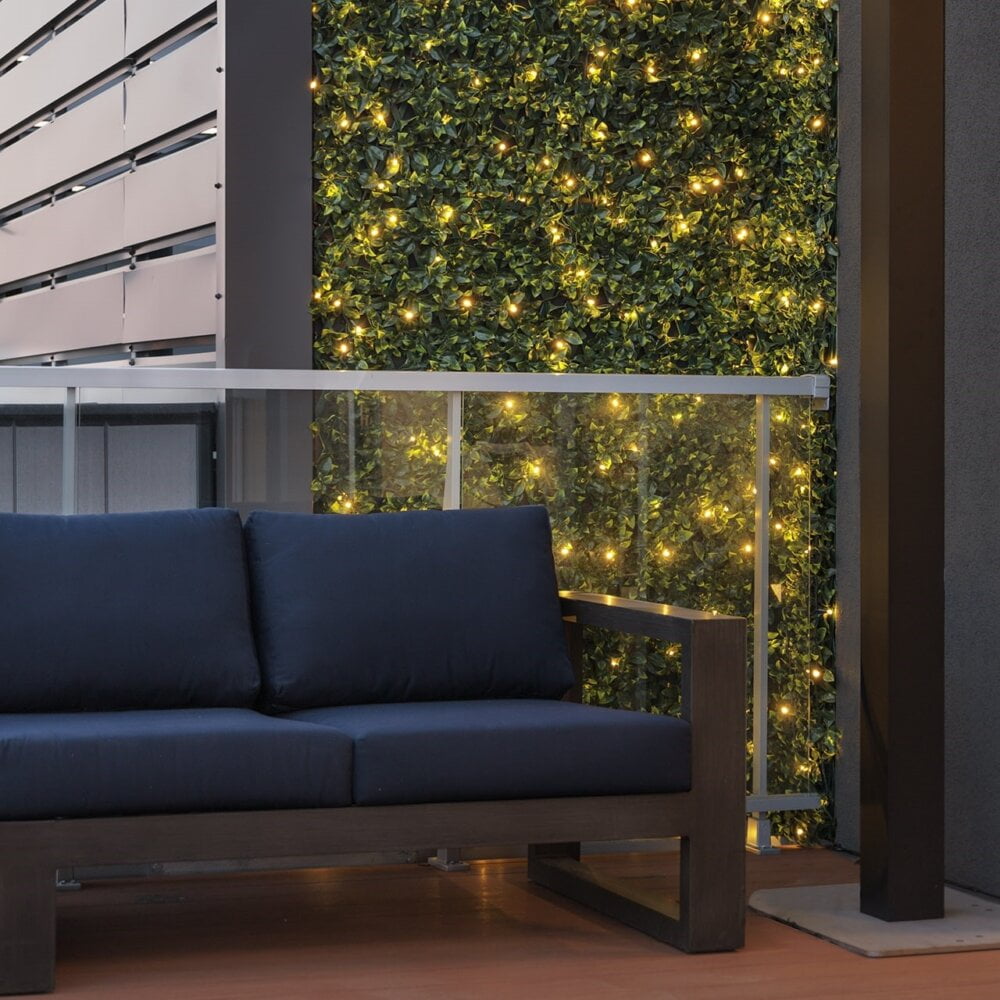 Treillis d'intimité avec lumières - Décors Véronneau