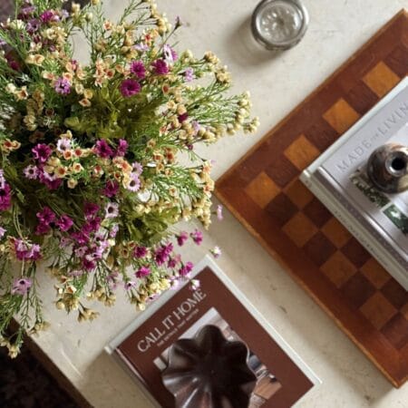 Bouquet de marguerites mauves artificielles, 10,5'' - Décors Véronneau