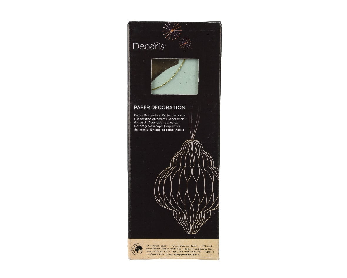 Ornement de Noël en papier plié - Décors Véronneau