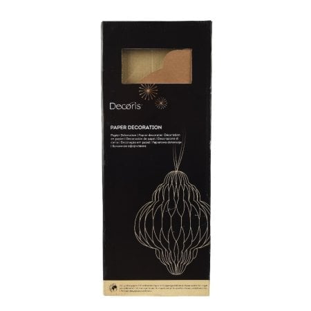 Ornement de Noël en papier cuivre, 15,5'' - Décors Véronneau