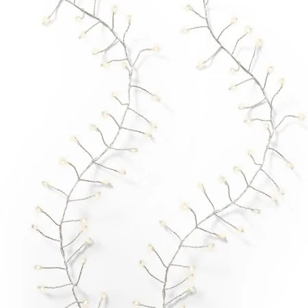 Guirlande lumineuse scintillante sur fil argent, int./ext., blanc chaud, 19,5' - Décors Véronneau