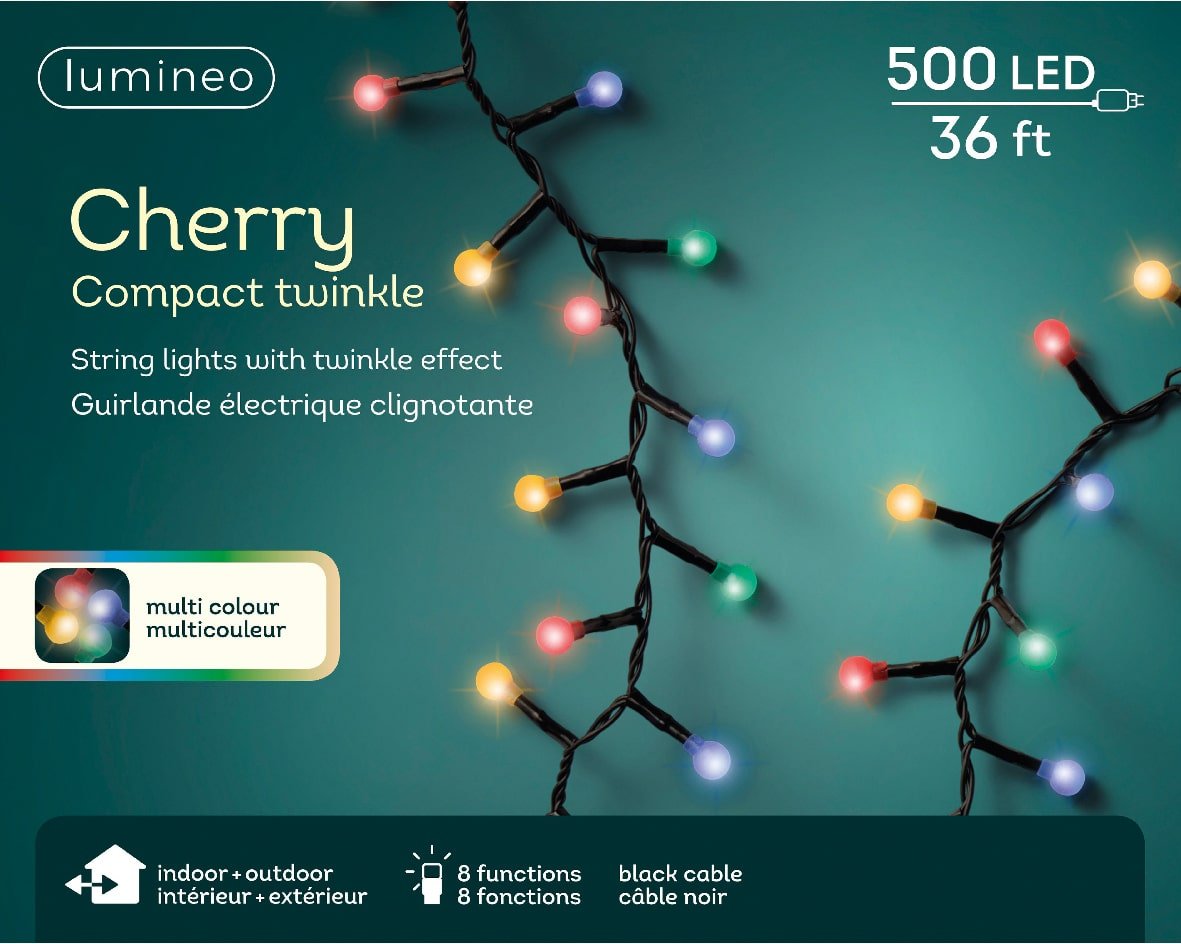 Lumières de Noël mini multicolores - Décors Véronneau