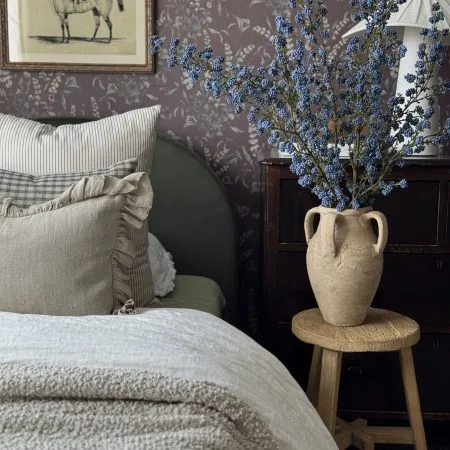 Artificial blue callicarpa flower, 47'' - Décors Véronneau