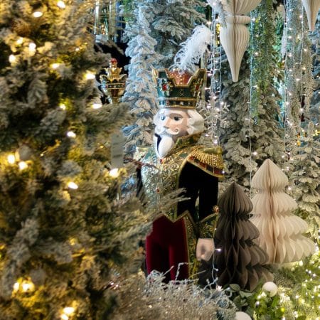 Décoration sapin de Noël en papier blanc, 23,5'' - Décors Véronneau
