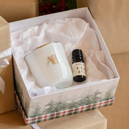 Fir and cypress essential oil candle, 5 oz - Décors Véronneau