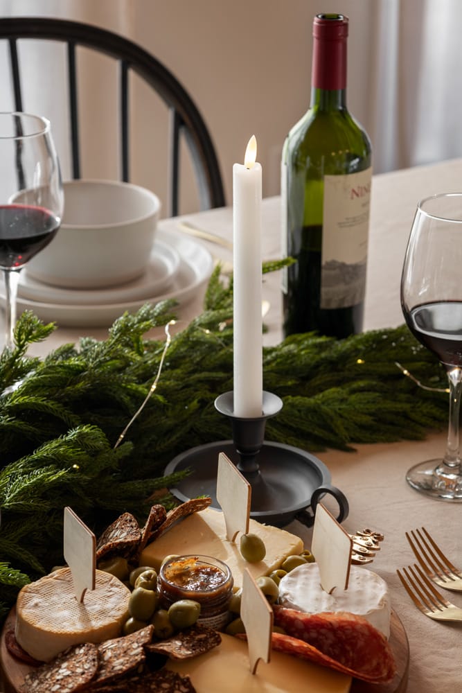 Porte-bougie chandelle table de Noël - Décors Véronneau