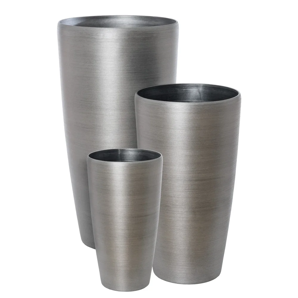 Jardinière moderne acier en polypropylène recyclé - Décors Véronneau